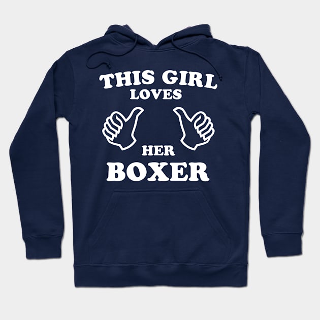 This Girl Loves Her Boxer Hoodie by veerkun